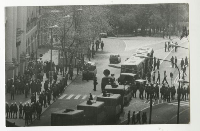 Demonstracja 3-majowa w Warszawie w 1982 r.