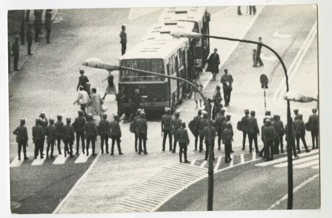 Demonstracja 3-majowa w Warszawie w 1982 r.