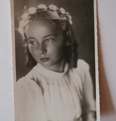 Alicja podczas I komuni św.